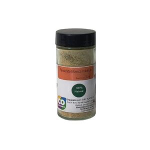 Pimienta Blanca Molida Envase de Vidrio 25g