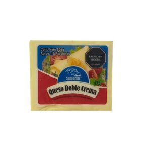 Queso Doble Crema Bloque